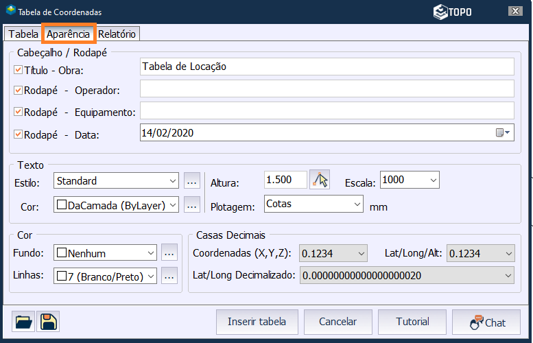 Como gerar um relatório coordenadas na extensão xls Excel