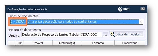 Gerar Carta de Anuência – Portal Métrica de Suporte Técnico